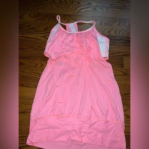 Pink lululemon tank top